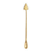 Holiday Brass Cocktail Spoon