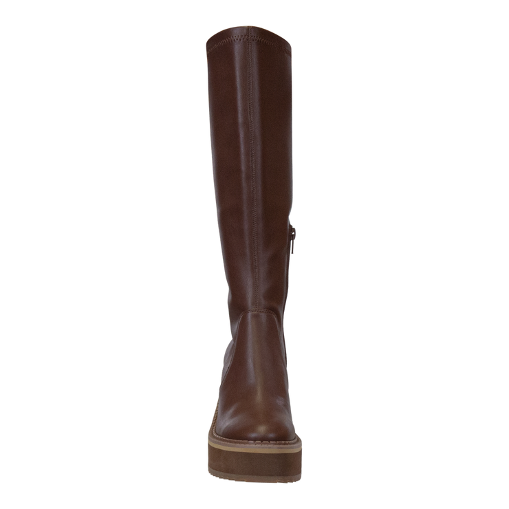 NAKED FEET - APEX in CACAO Wedge Knee High Boots