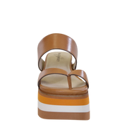 NAKED FEET - FLUX in TAN Platform Sandals