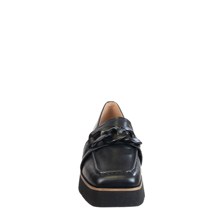 NAKED FEET - PRIVY in BLACK Platform Loafers