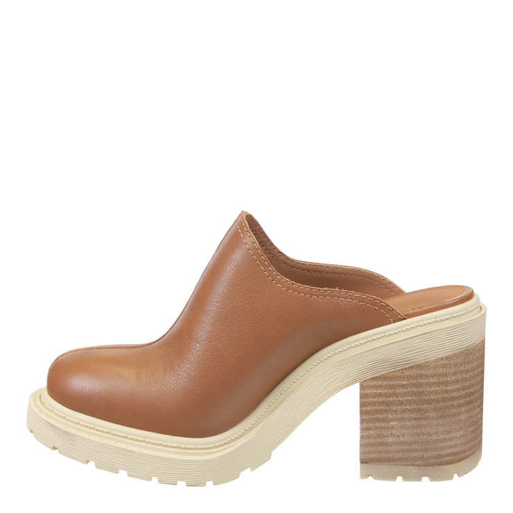 OTBT - RISE in CAMEL Heeled Mules