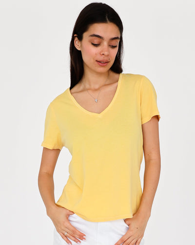 Madelyn Jersey Tee- Pineapple