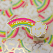 Everything is Fine - Rainbow - Vinyl Sticker