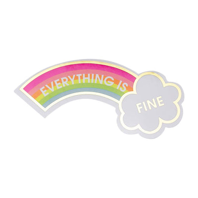 Everything is Fine - Rainbow - Vinyl Sticker
