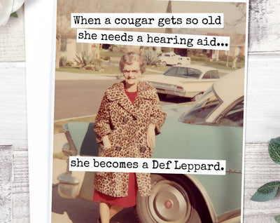 Cougar/Hearing Aid Card
