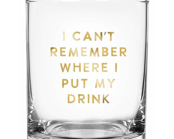 "My Drink" Glass