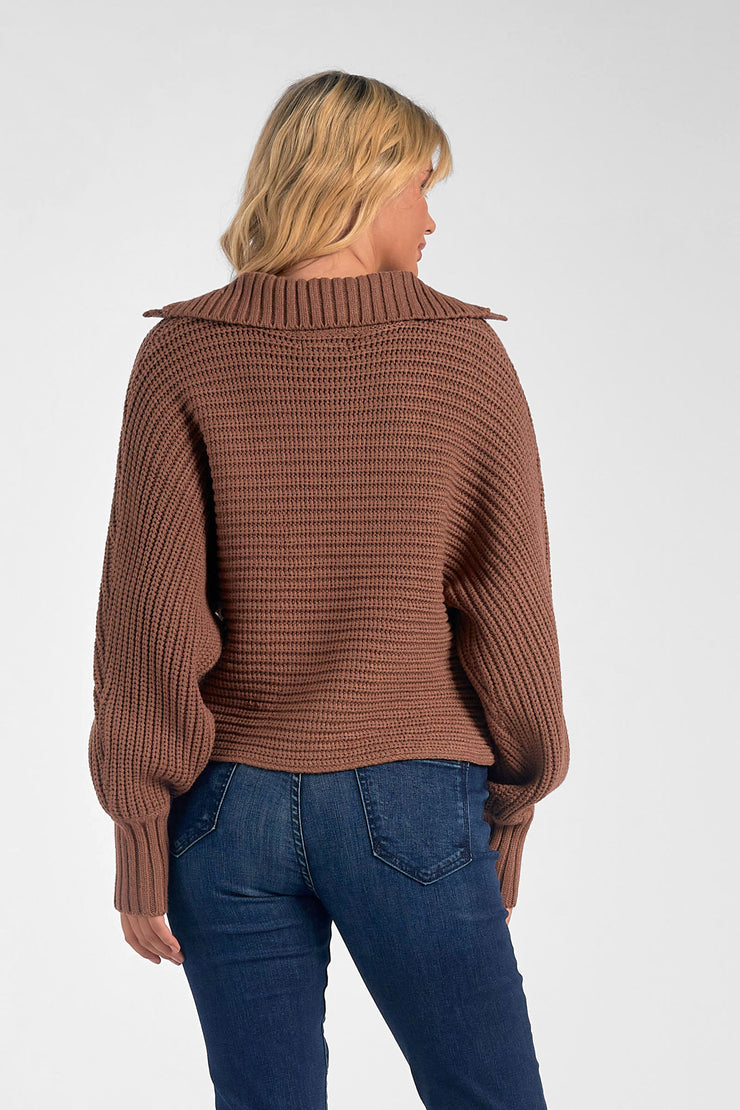 V-Neck Collar Sweater