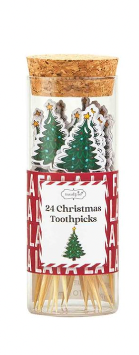 Christmas Toothpick Jar