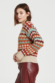 Fabienne Multi Color Sweater- Autumnal Multi