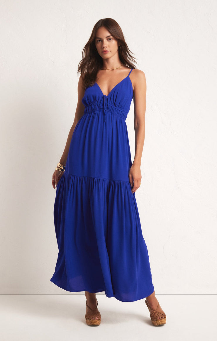 Lisbon Maxi Dress- Palace Blue