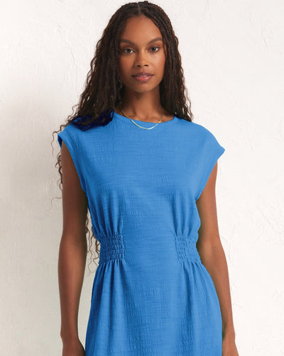 Rowan Knit Dress- Blue Wave