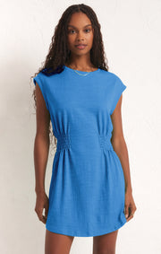 Rowan Knit Dress- Blue Wave