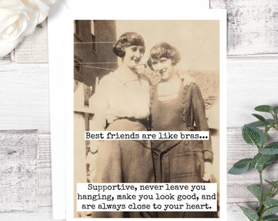 Best Friends/Bras Card
