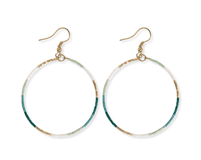 Kelly Hoop Earring- Turquoise