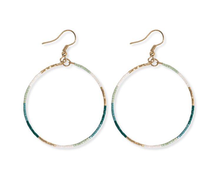 Kelly Hoop Earring- Turquoise