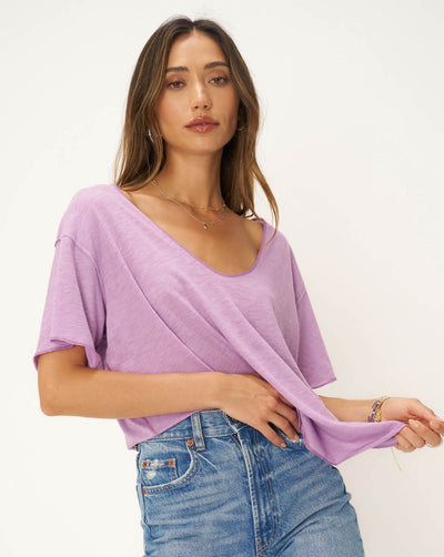 Robby Scoop Neck- Lilac