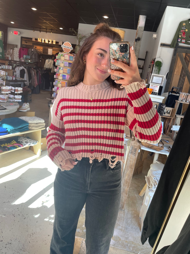 Cyndee Striped Sweater
