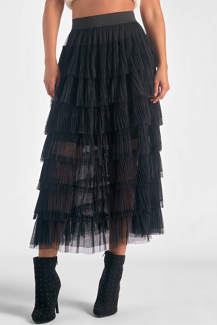 Tiered Tuille Skirt