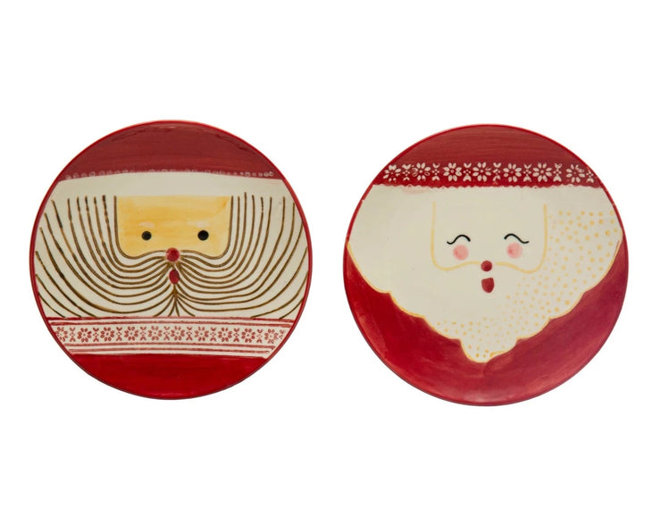 Mr./Mrs Clause Plate Set