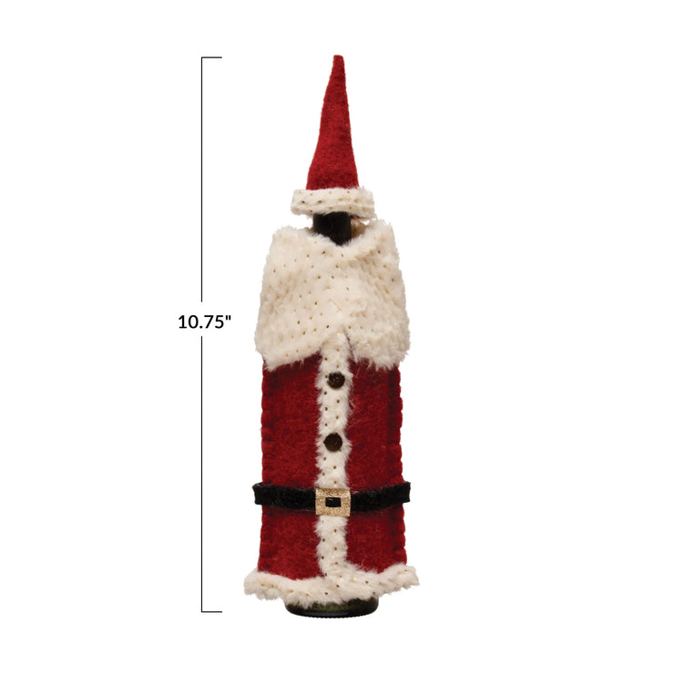 Cap & Bottle Cover- Santa Suit