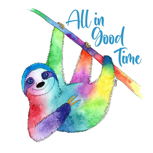 Good Time Sloth Card