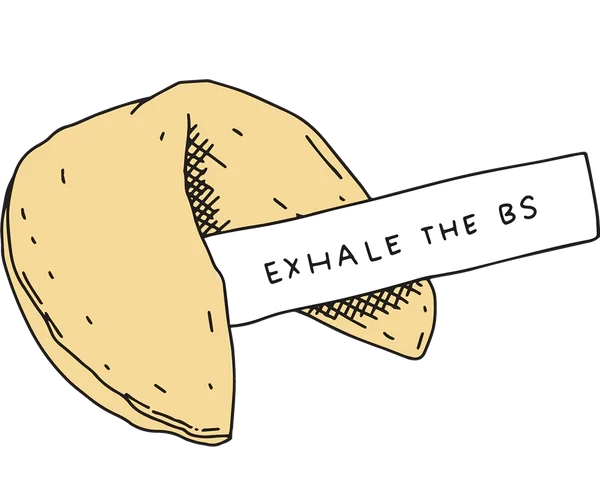 "Exhale the BS" Vinyl Sticker