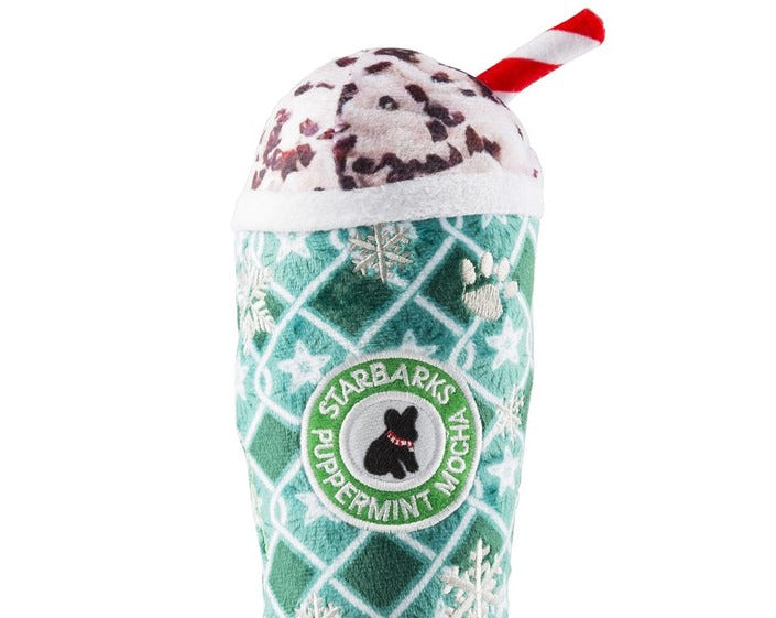 Green Holiday Cup Dog Toy