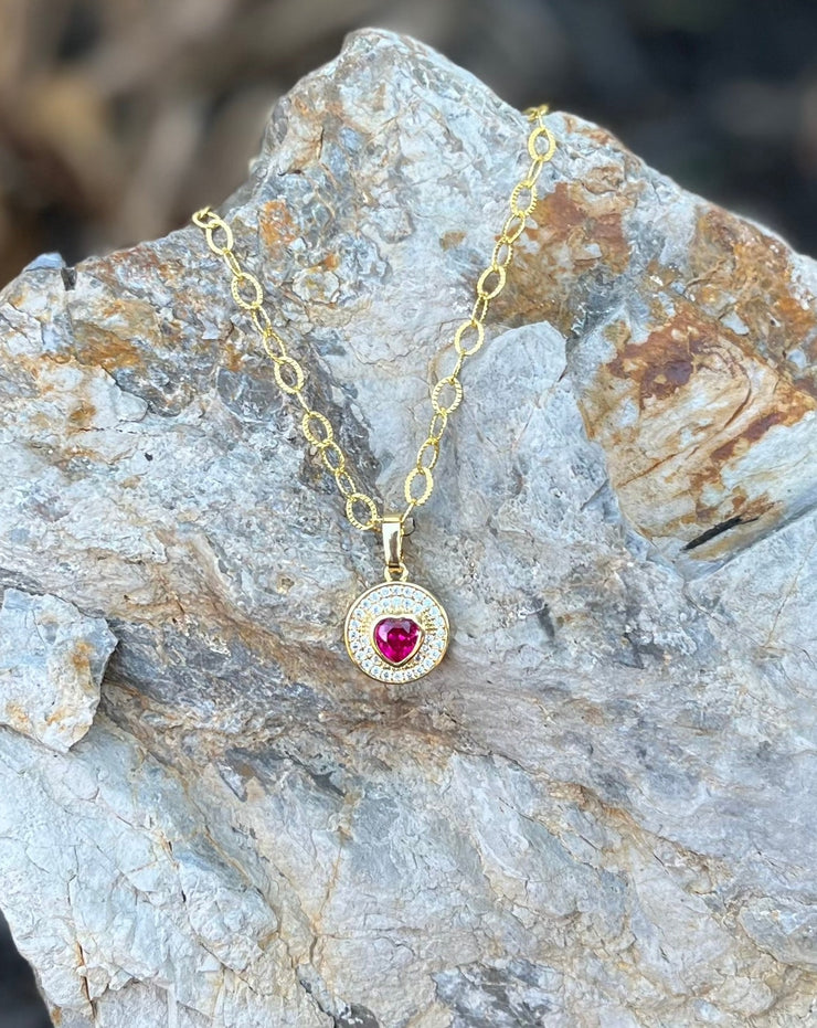 Ruby Red Necklace