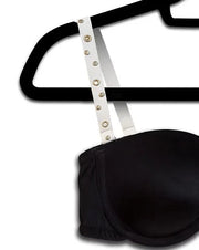 White Leather Grommet Straps