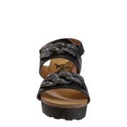 OTBT - FAIR ISLE in BLACK Wedge Sandals