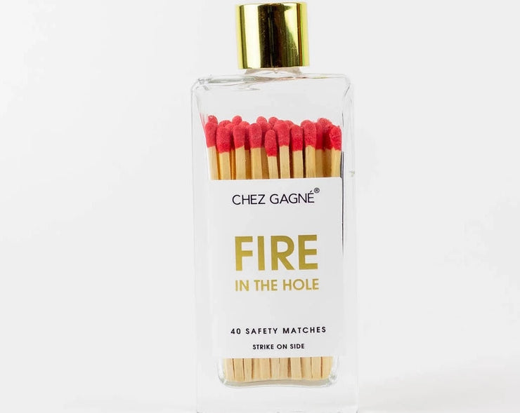 Fire In The Hole - Glass Bottle Matches