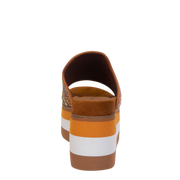NAKED FEET - FLOCCI in TAN Platform Sandals