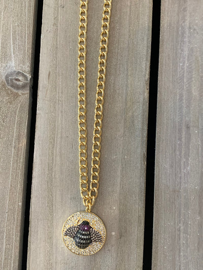 Blingy Bee Necklace