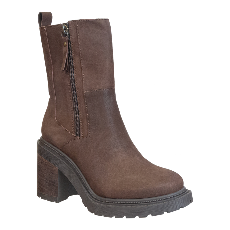 OTBT - HABITUS in BROWN Heeled Ankle Boots