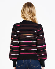 Jasmine Abstract Line Sweater