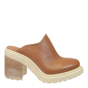 OTBT - RISE in CAMEL Heeled Mules