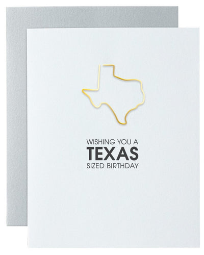 Texas Sized Birthday Card