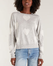 Tossed Heart Sweater