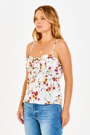 Haven Ruched Sleeveless Top